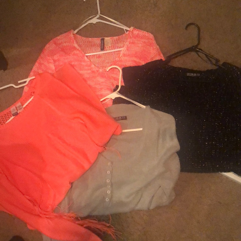 Lot of 4 sweaters